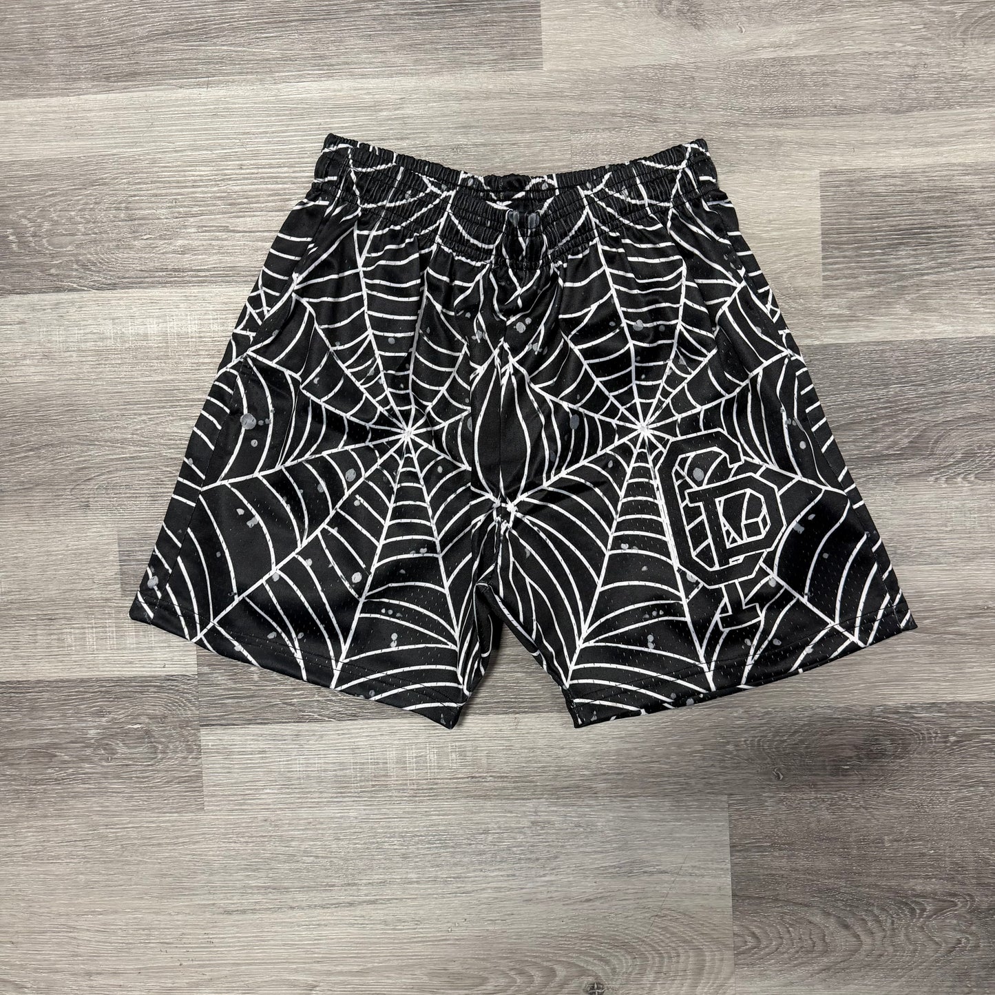Crispy NYC Spiderweb Mesh Short (Black/White)