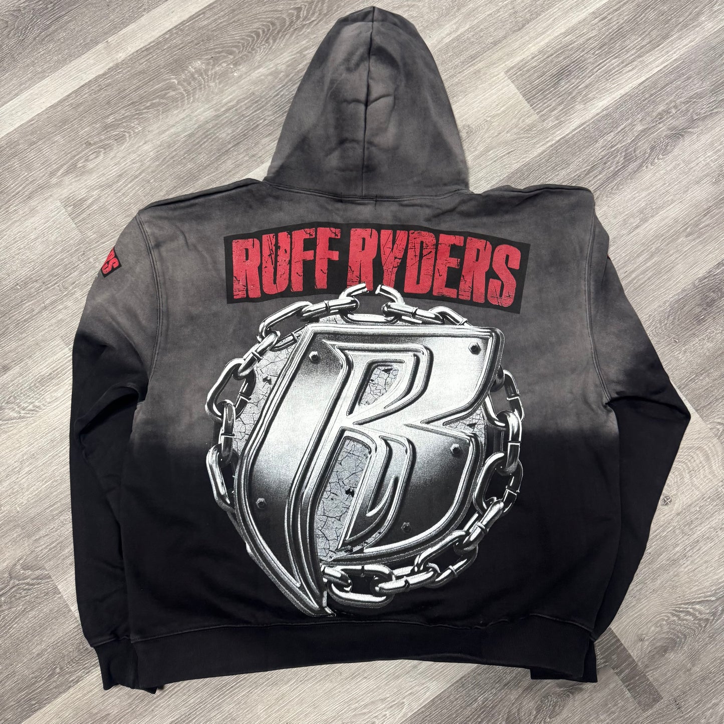 Kool Kiy X Ruff Ryders Vintage Black Hoodie