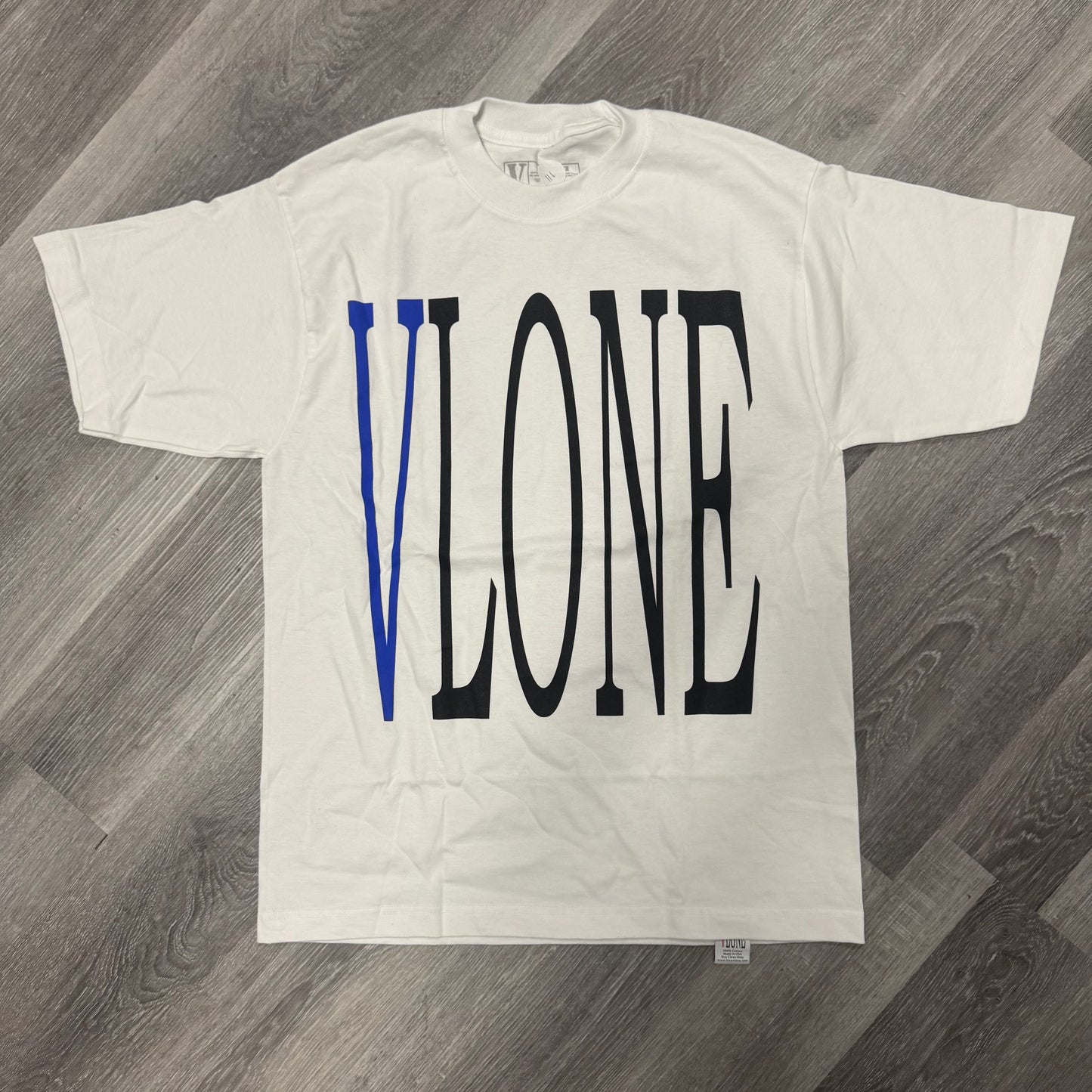 Vlone Staple Tee (White/Blue)