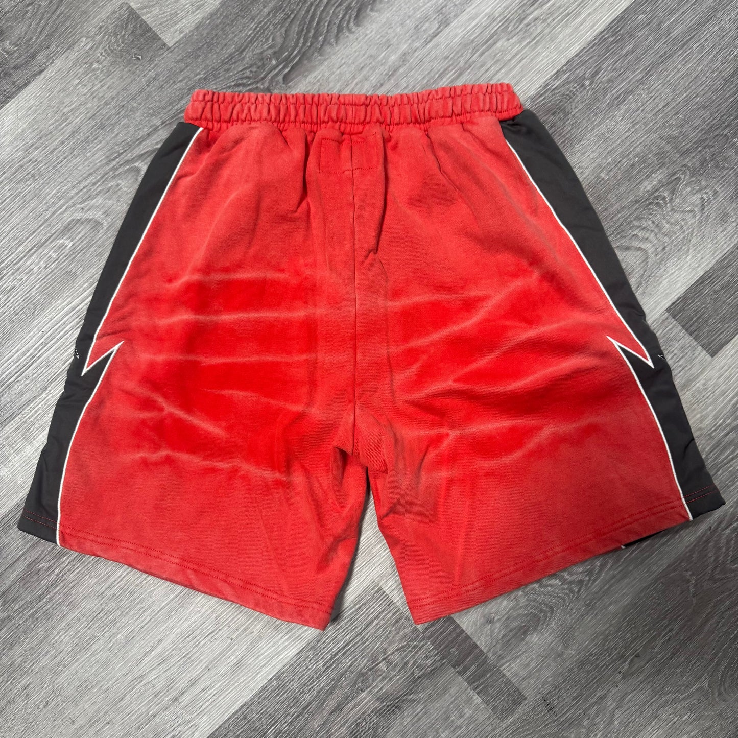 Godspeed Halftime Shorts V2 (Red Acid Wash)