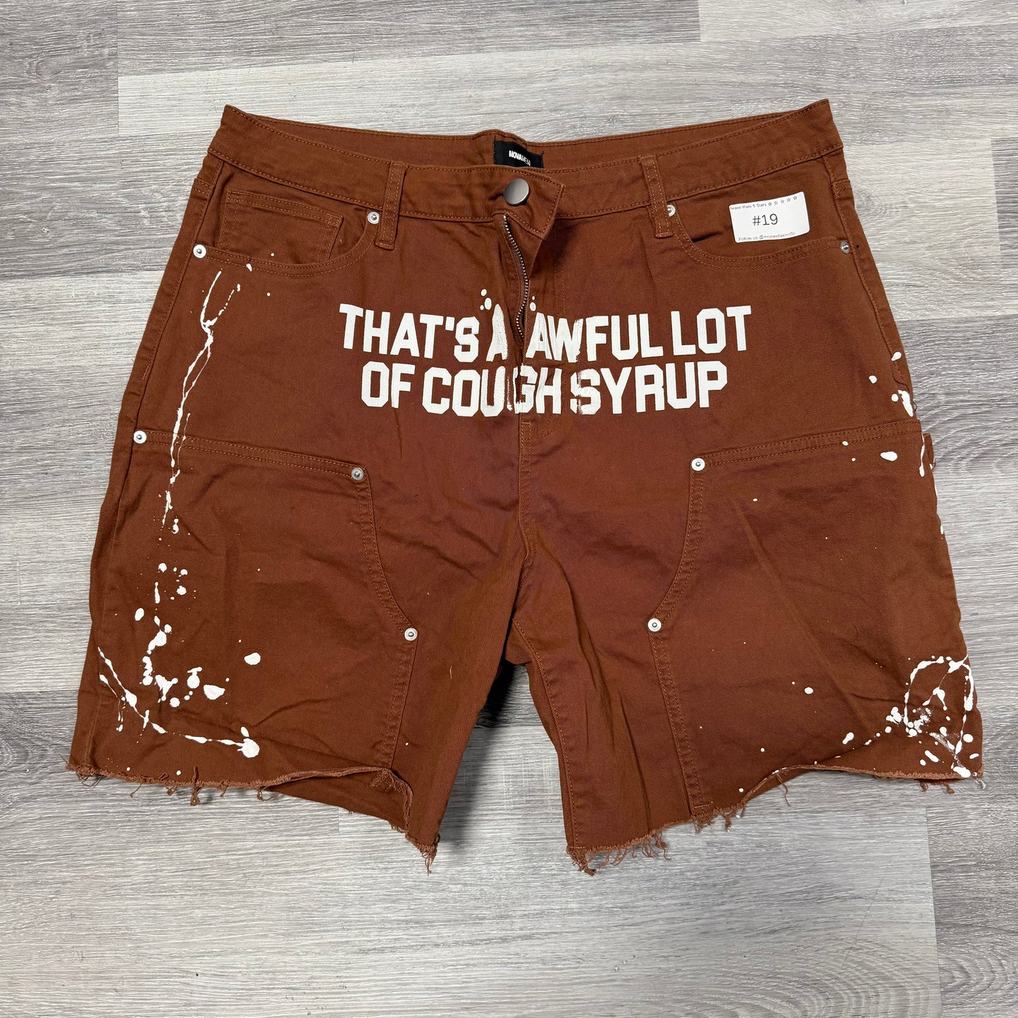 That’s A Awful Lot Of Cough Syrup Cargo Shorts