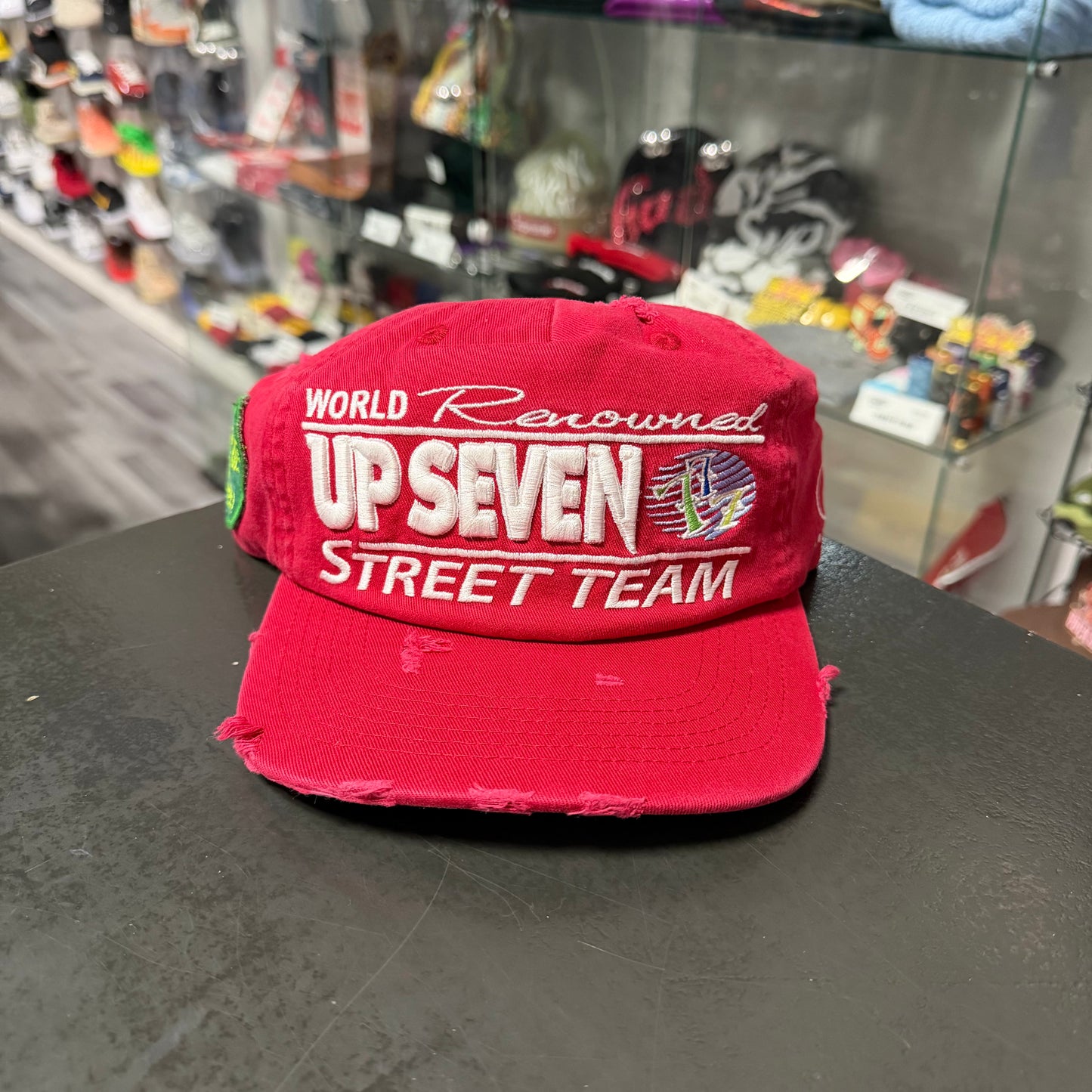 Up 7 Dweller Street Team Hat (Red)