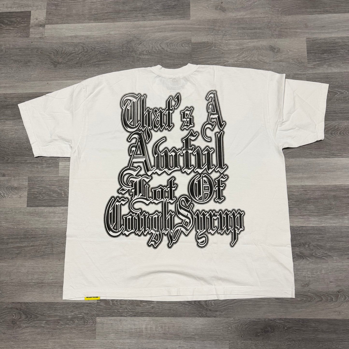 That’s A Awful Lot Of Cough Syrup Angel Tattoo Tee