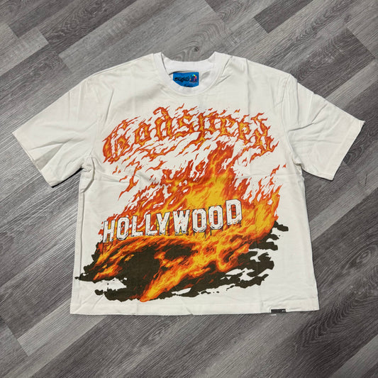 Godspeed Hollywood Inferno 2 Tee (White)