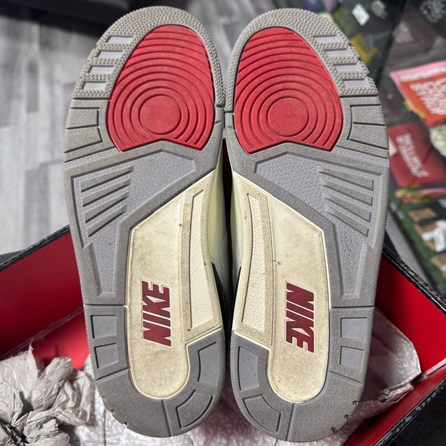 Jordan 3 Reimagined White Cement / Preowned