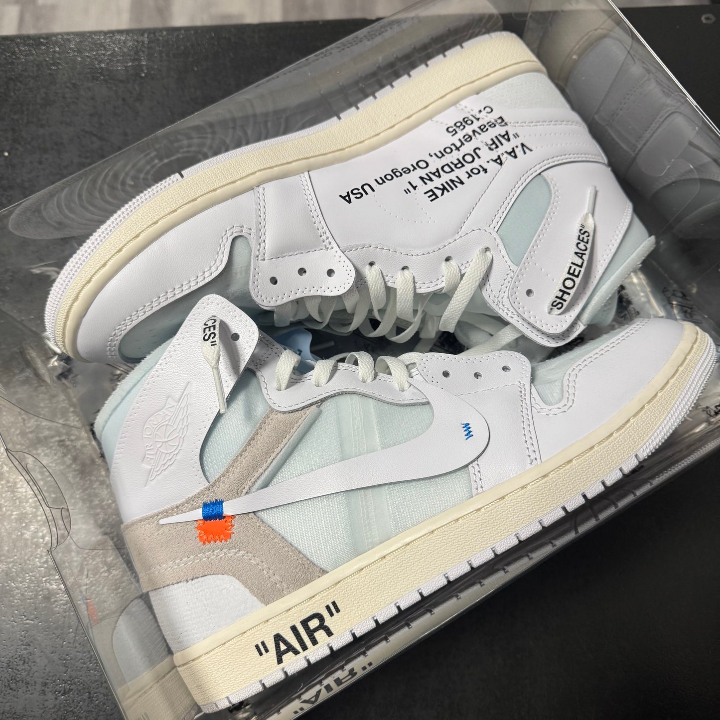 Jordan 1 Off-White Virgil Abloh Archive Alaska / Preowned