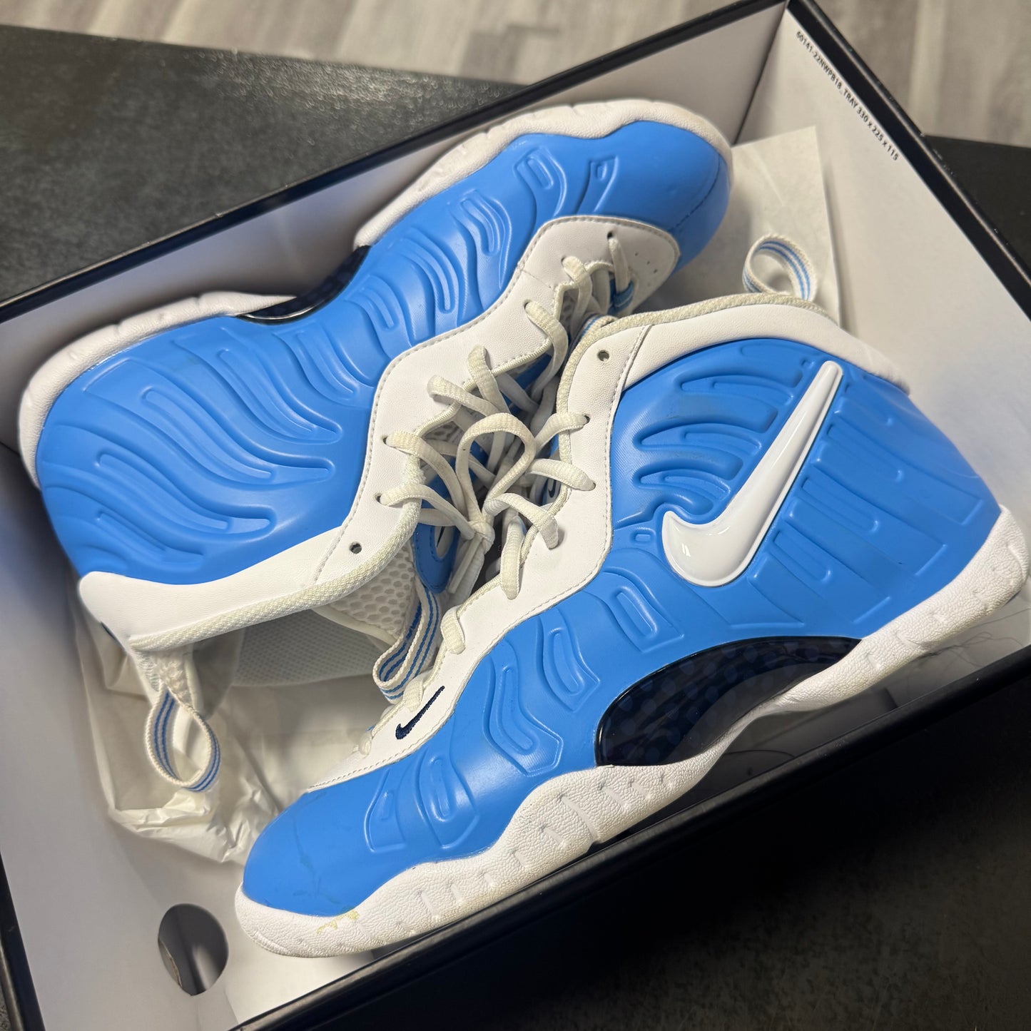 Nike Little Posite Pro University Blue / Preowned