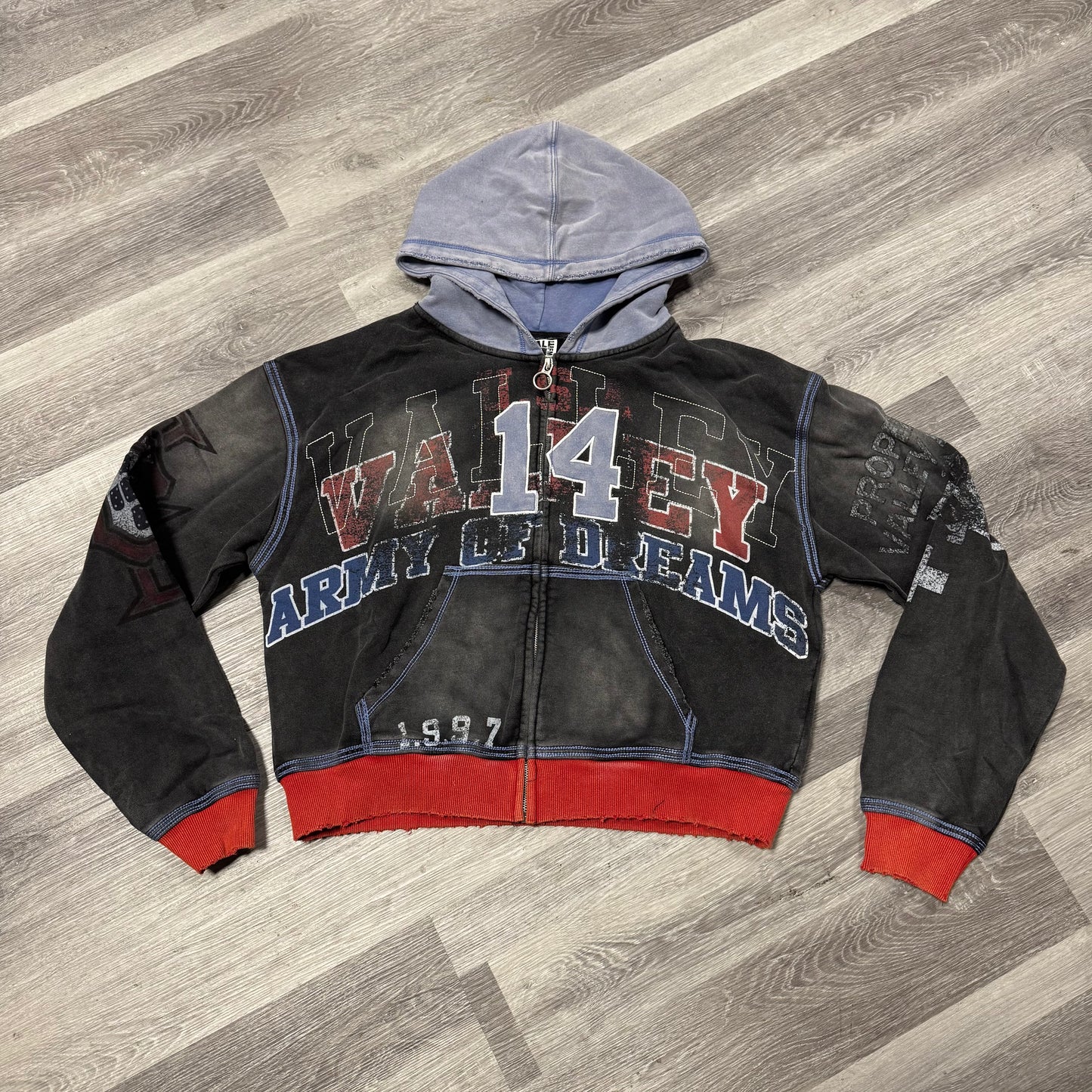 Valley Big 14 Zip Up Hoodie