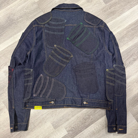 That’s a Awful Lot Of Cough Syrup Double Cup Denim Button Up Jacket