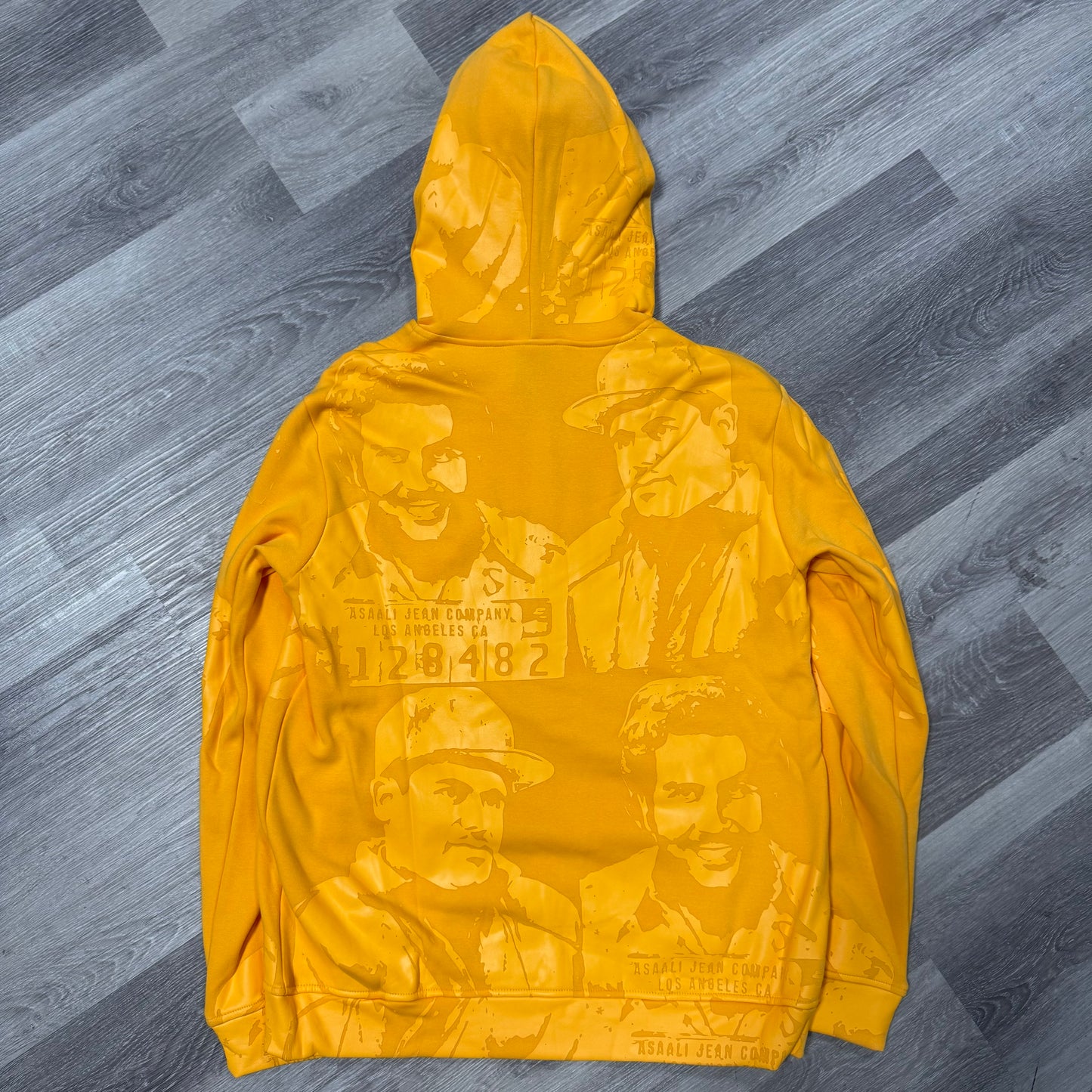 Asaali Cartel Zip Up Hoodie (Orange)