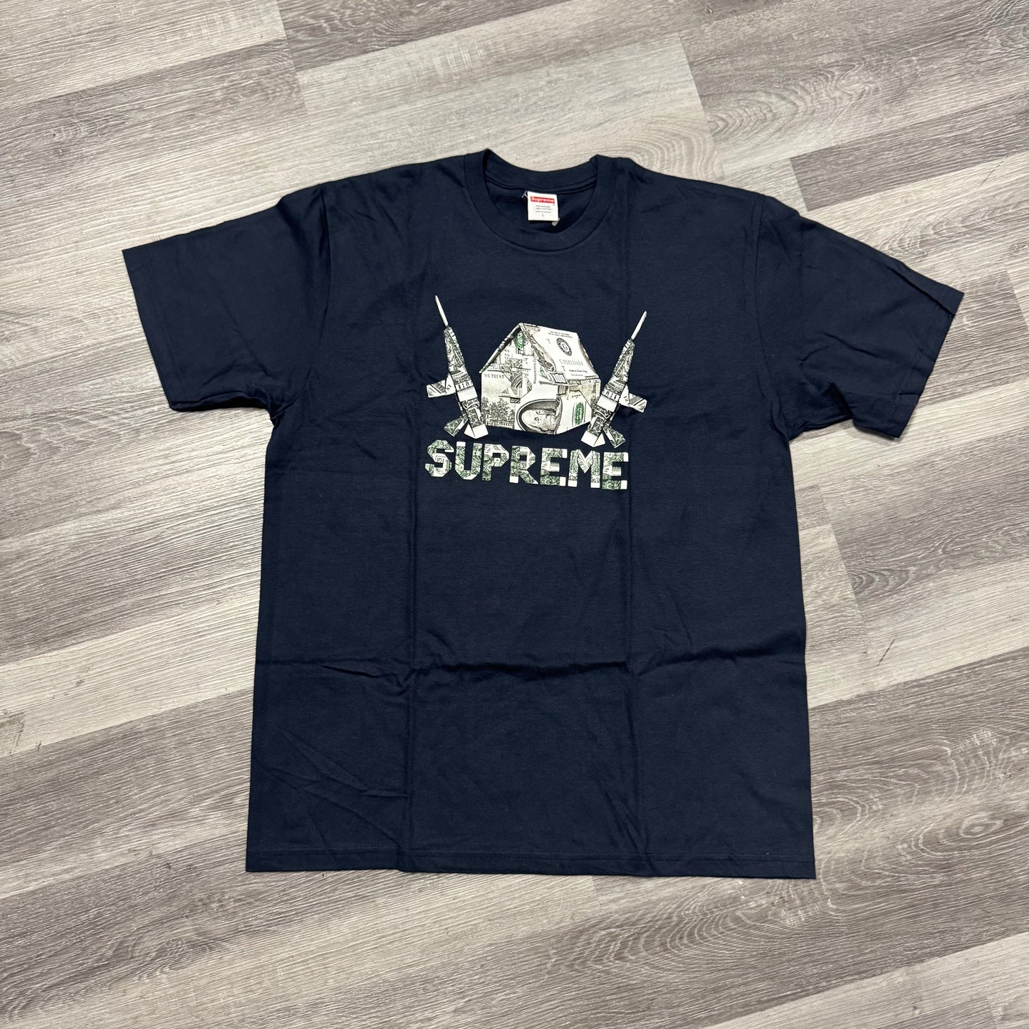 Supreme Money Origami Tee (Navy)