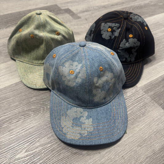 Denim Tears Mono Cotton Wreath Raw Denim Cap