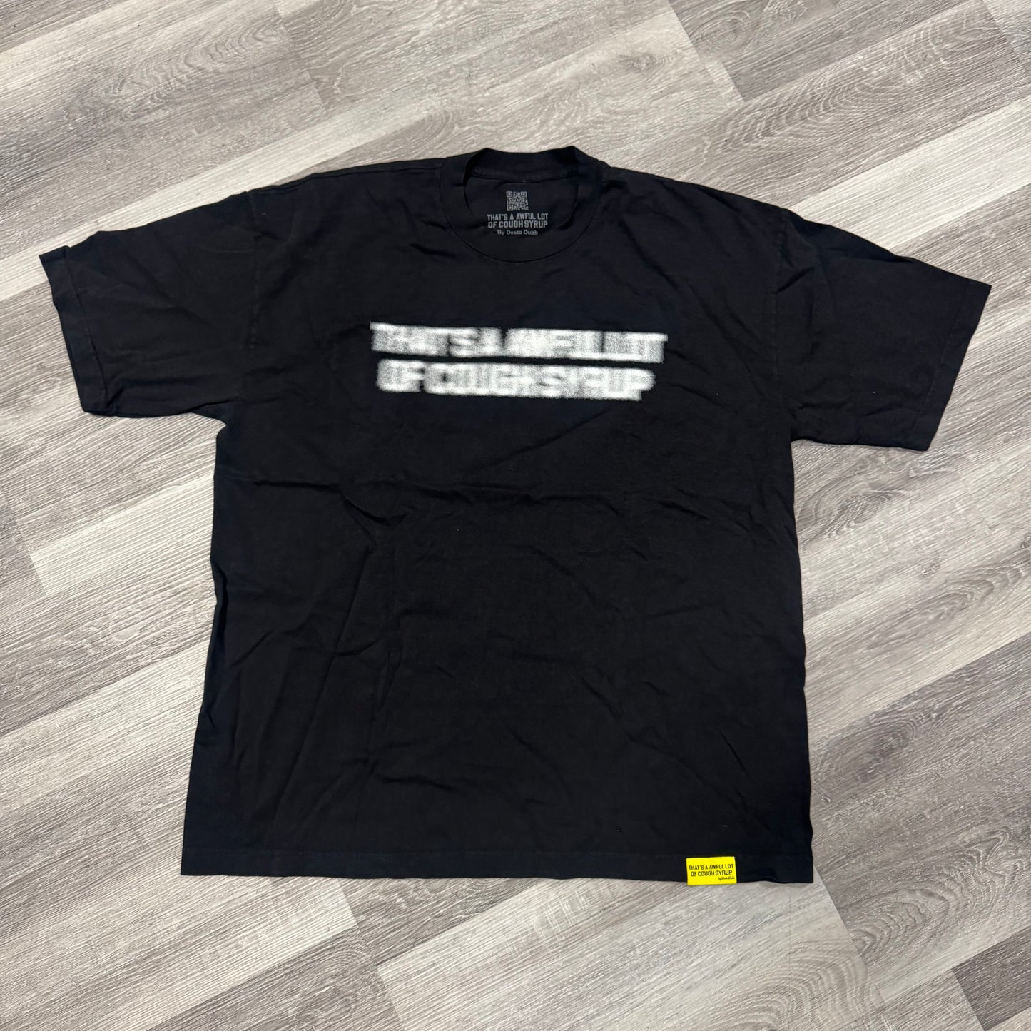 That’s A Awful Lot Of Cough Syrup Blurred Tee (Black)