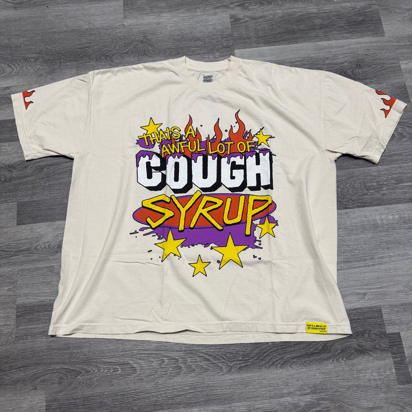 Thats A Awful Lot Of Cough Syrup Pint And Pour Flame Tee