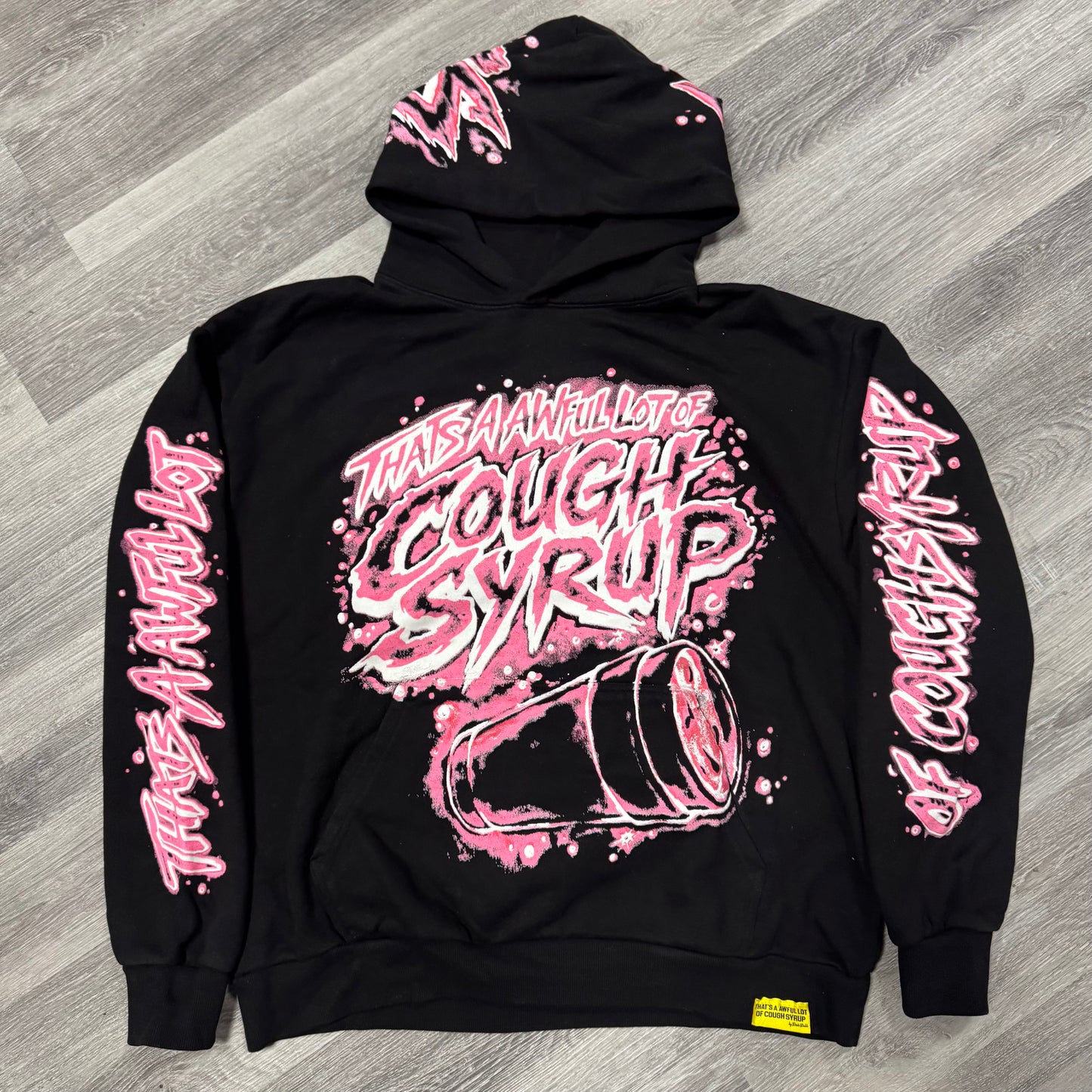 Thats a Awful Lot Of Cough Syrup Valentines Hoodie
