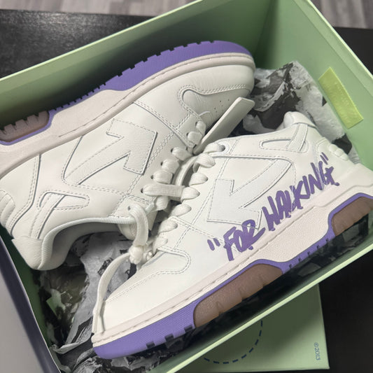Off-White Out Of Office “For Walking” White Lilac / Preowned