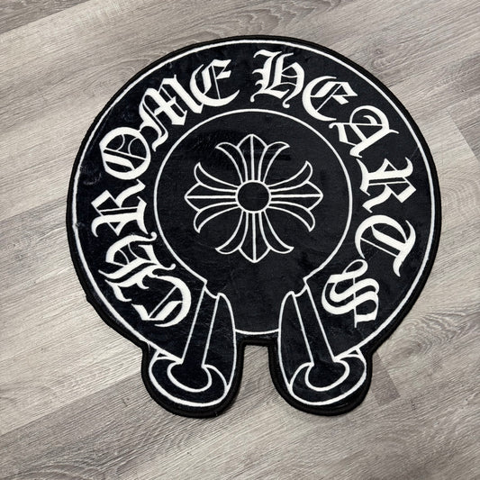 Chrome Hearts Horseshoe Rug (Black)