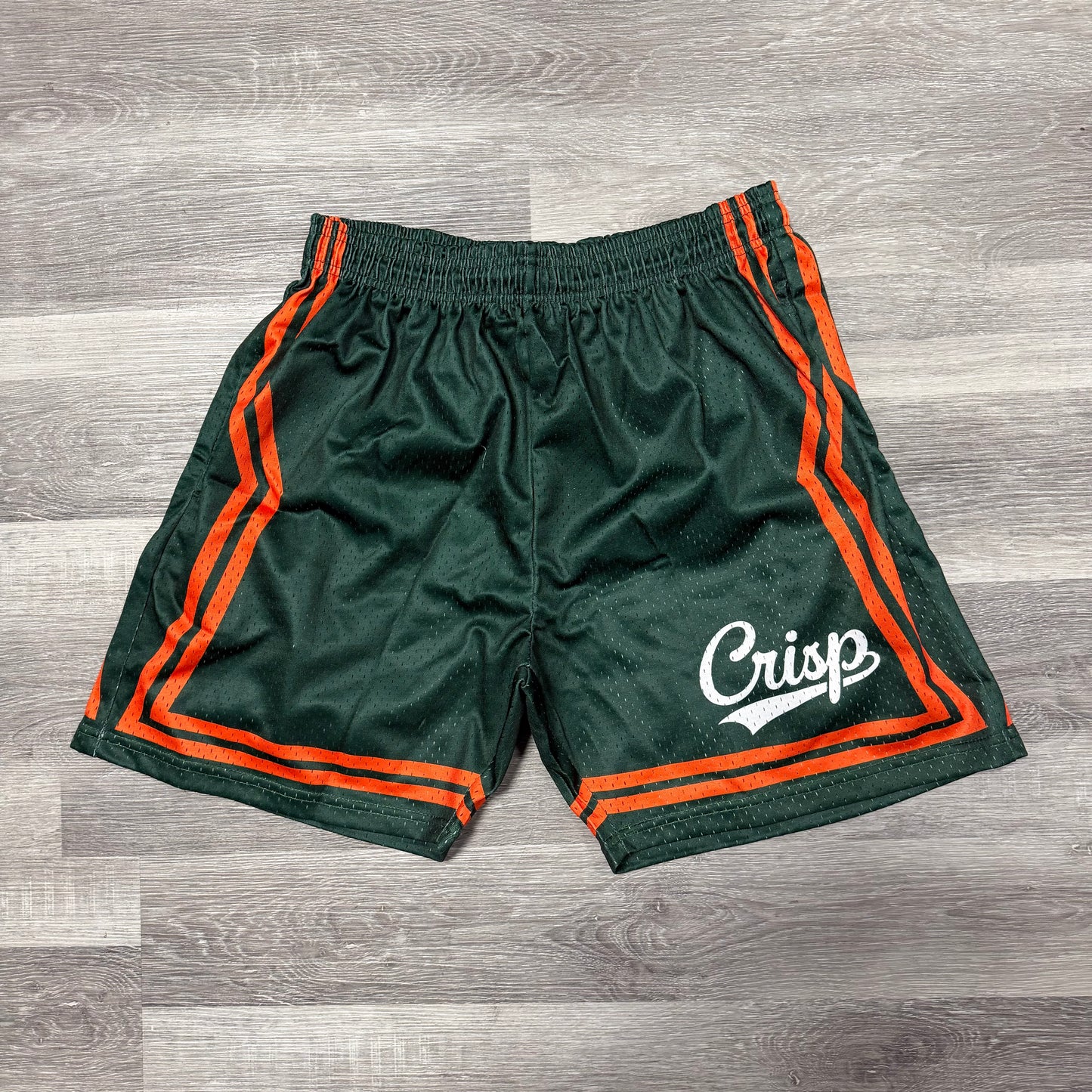 Crispy NYC Court Logo Mesh Shorts