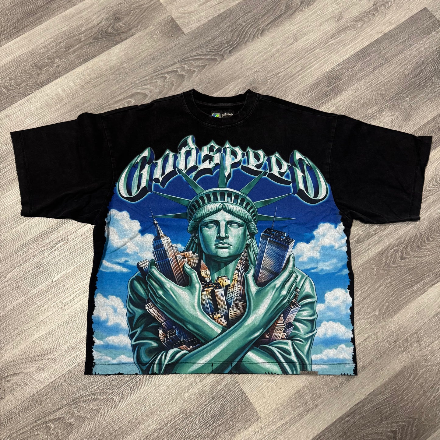 Godspeed Empire Guardian Tee (Black Wash)