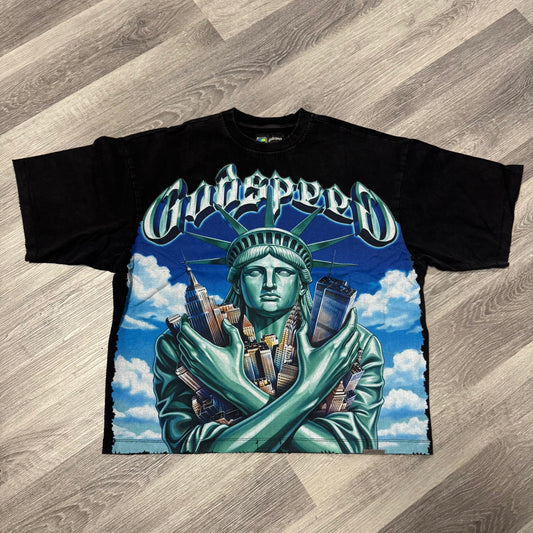 Godspeed Empire Guardian Tee (Black Wash)