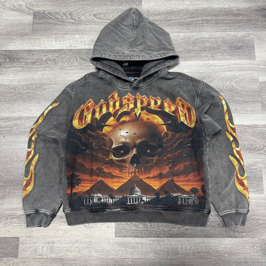 Godspeed Echoes of Empire Hoodie (Grey Wash)