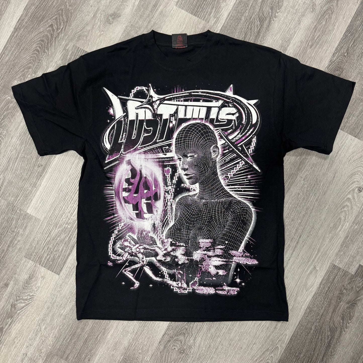 Lost Hills Cyber Tee (Black/Purple)