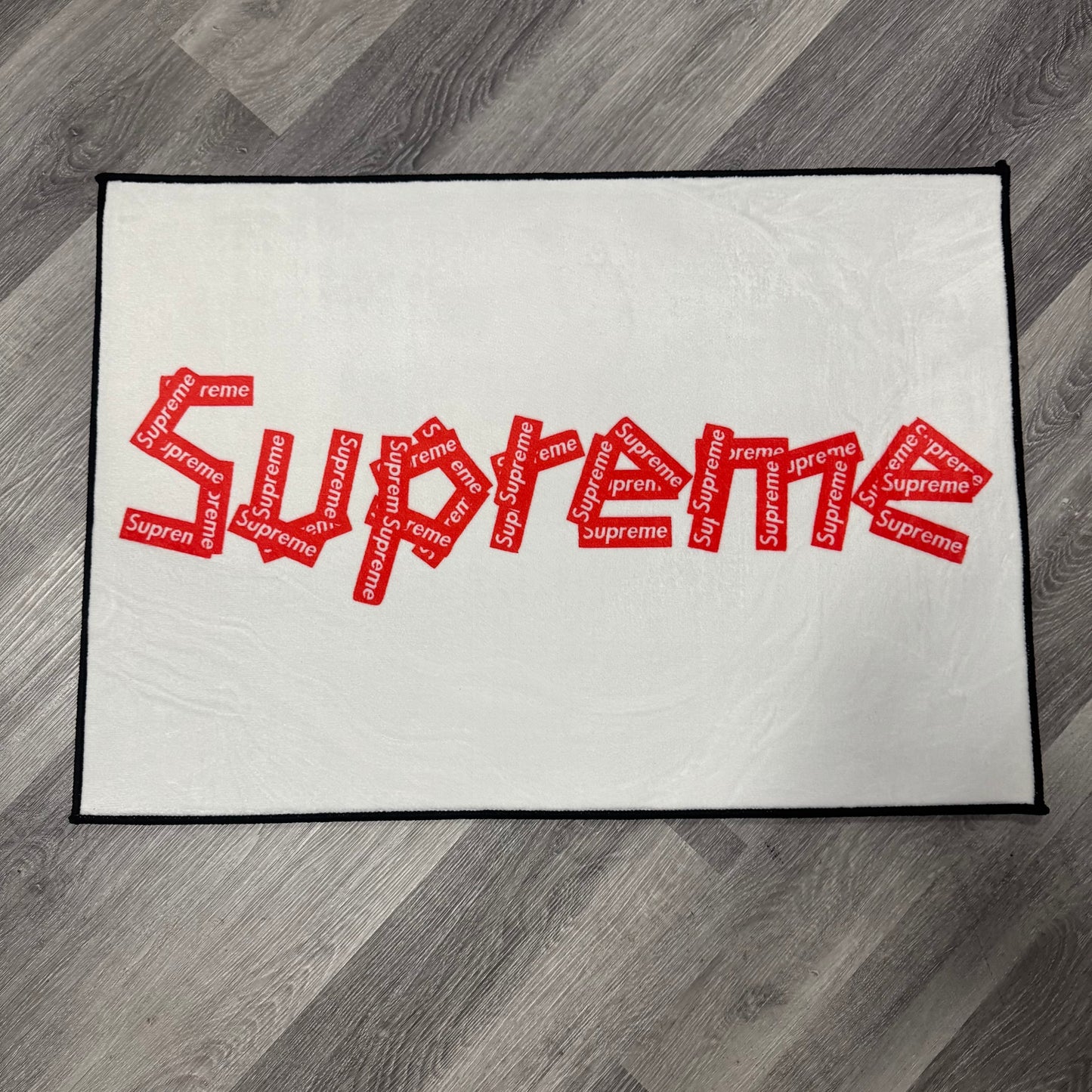 Supreme Logo Spell Out Rug