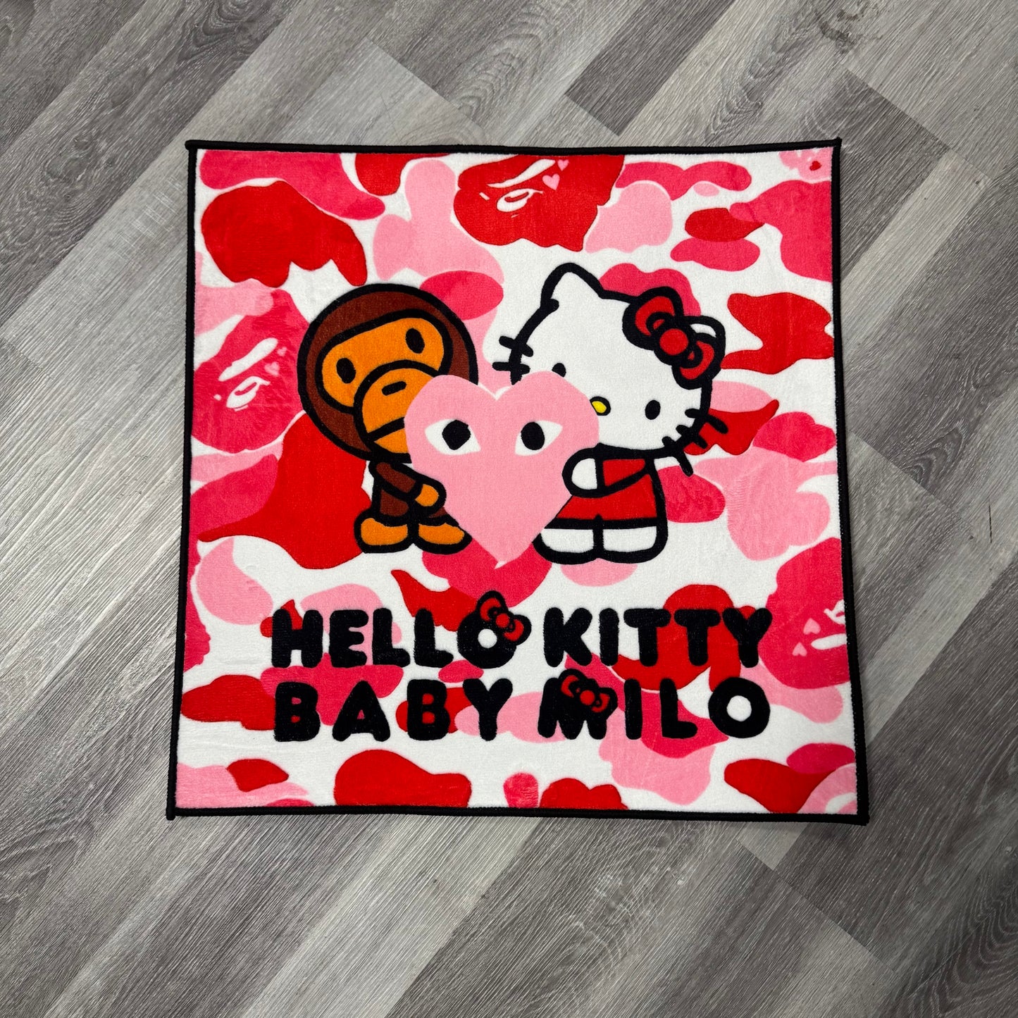 Hello Kitty x Bape Baby Milo Rug