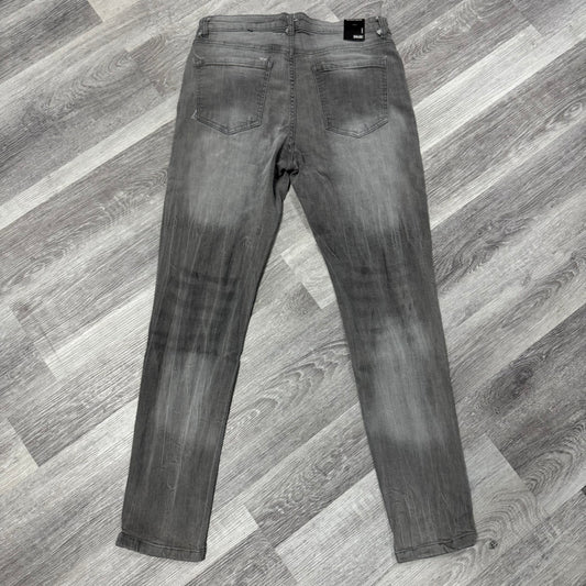 Reason Brand Grey Washed Denim Jeans