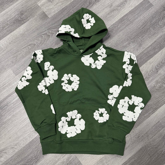 Denim Tears Cotton Wreath Hoodie (Green)