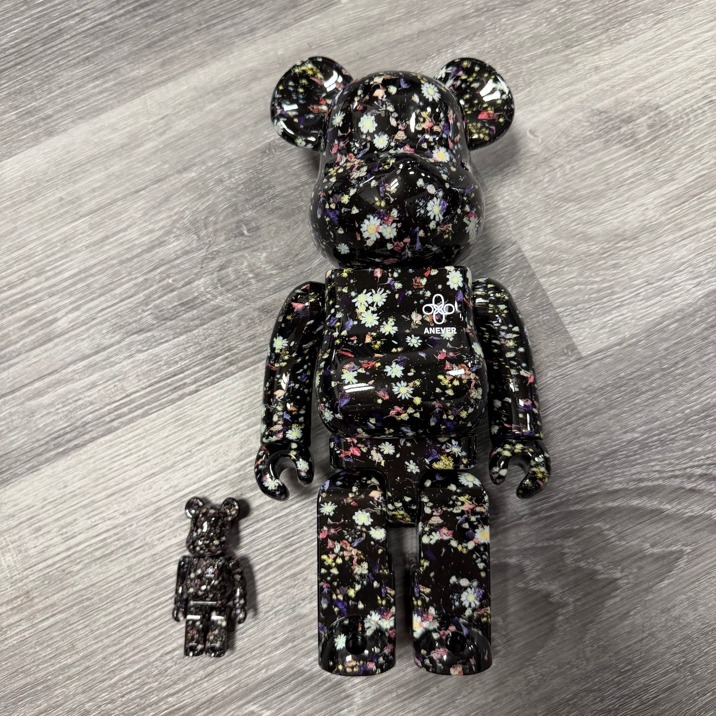 BearBrick Anever Black 100% & 400% Set