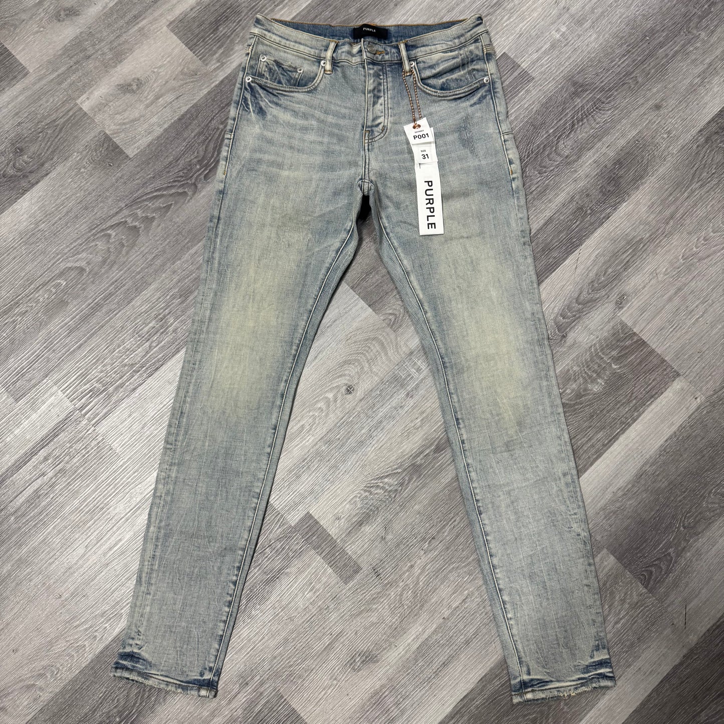 Purple Brand Fade Down Skinny Denim Jeans