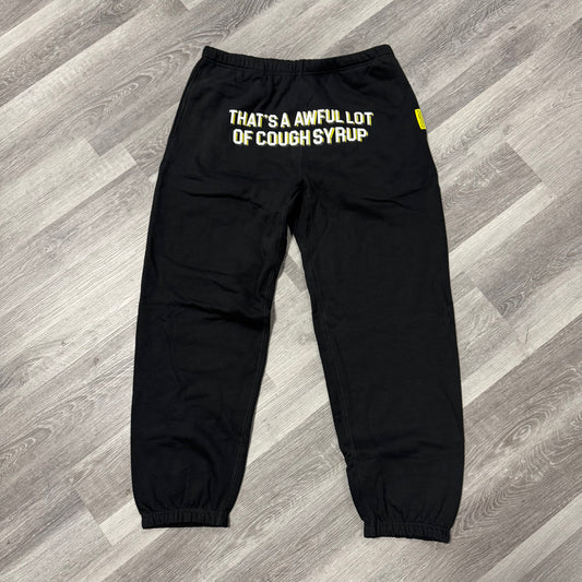 Thats a Awful Lot of Cough Syrup Cartoon Classic Sweatpants (Black)