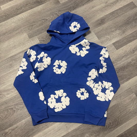 Denim Tears Cotton Wreath Hoodie (Blue)