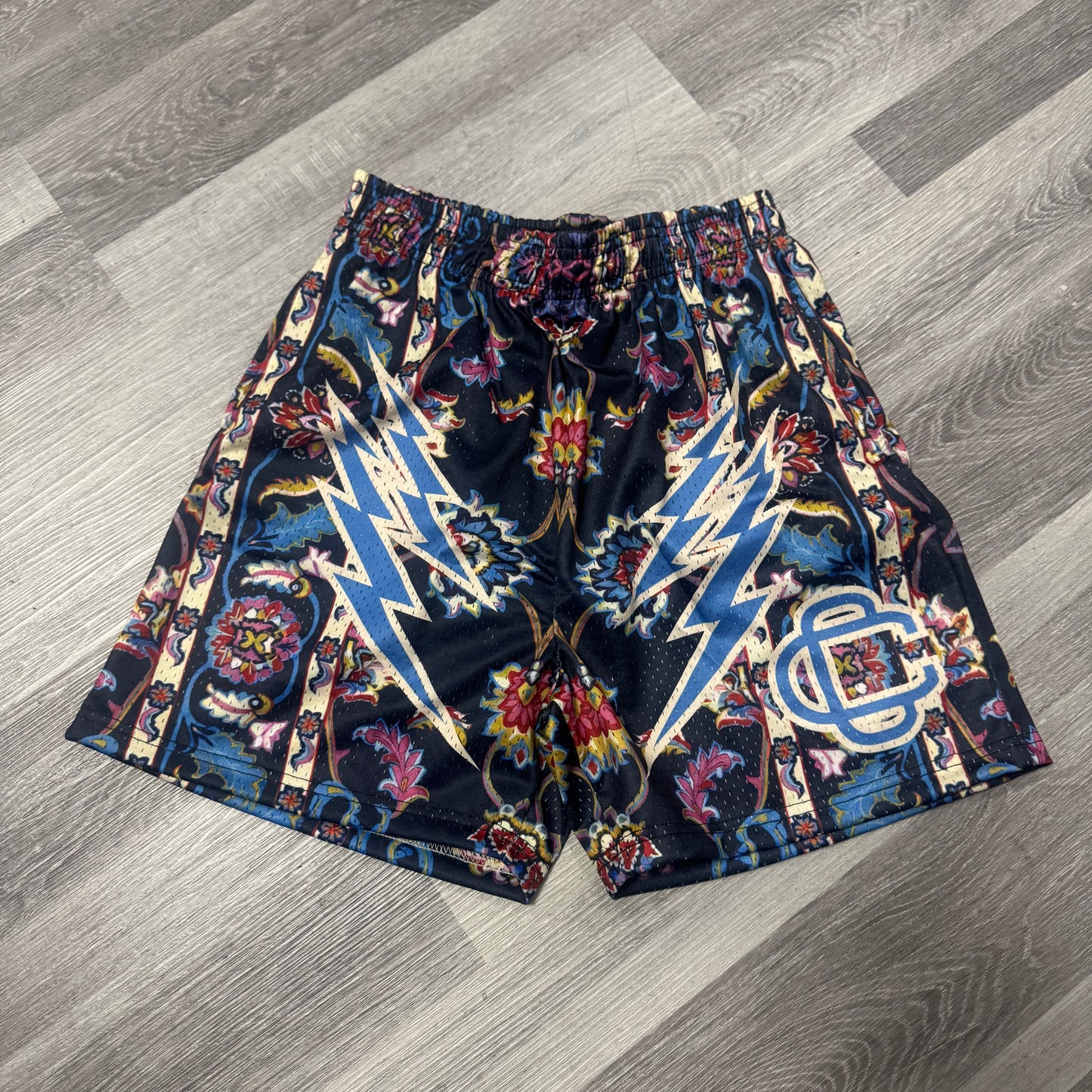 Corrupted Creative Persian Rug Mesh Shorts