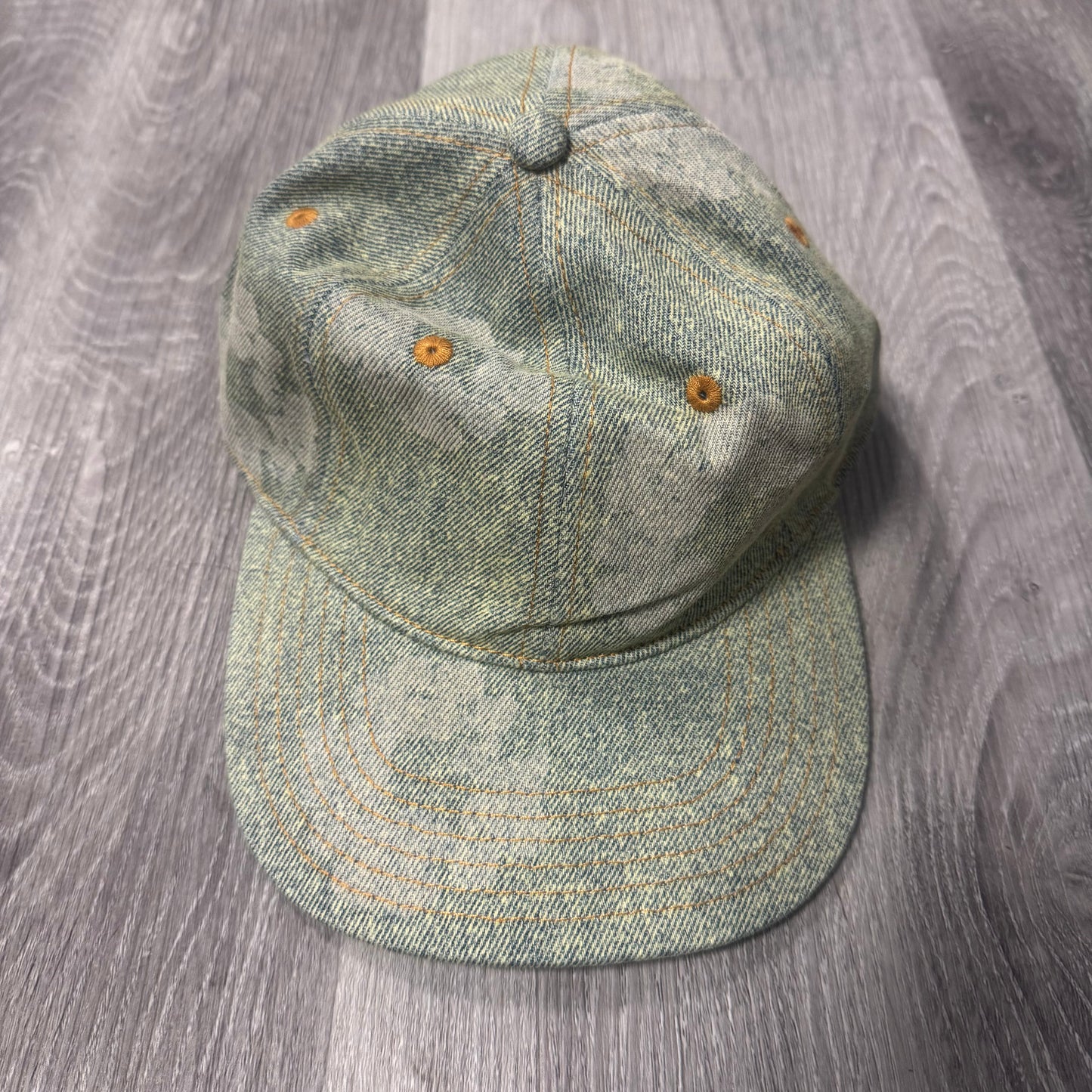 Denim Tears Mono Cotton Wreath Raw Denim Cap