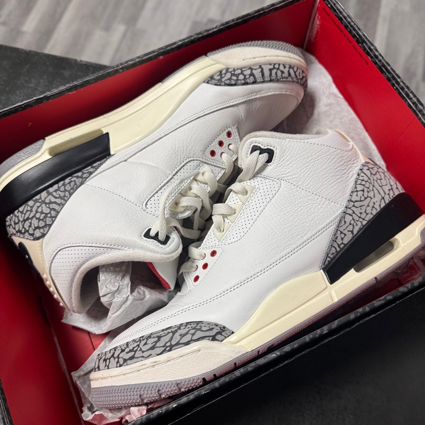 Jordan 3 Reimagined White Cement / Preowned