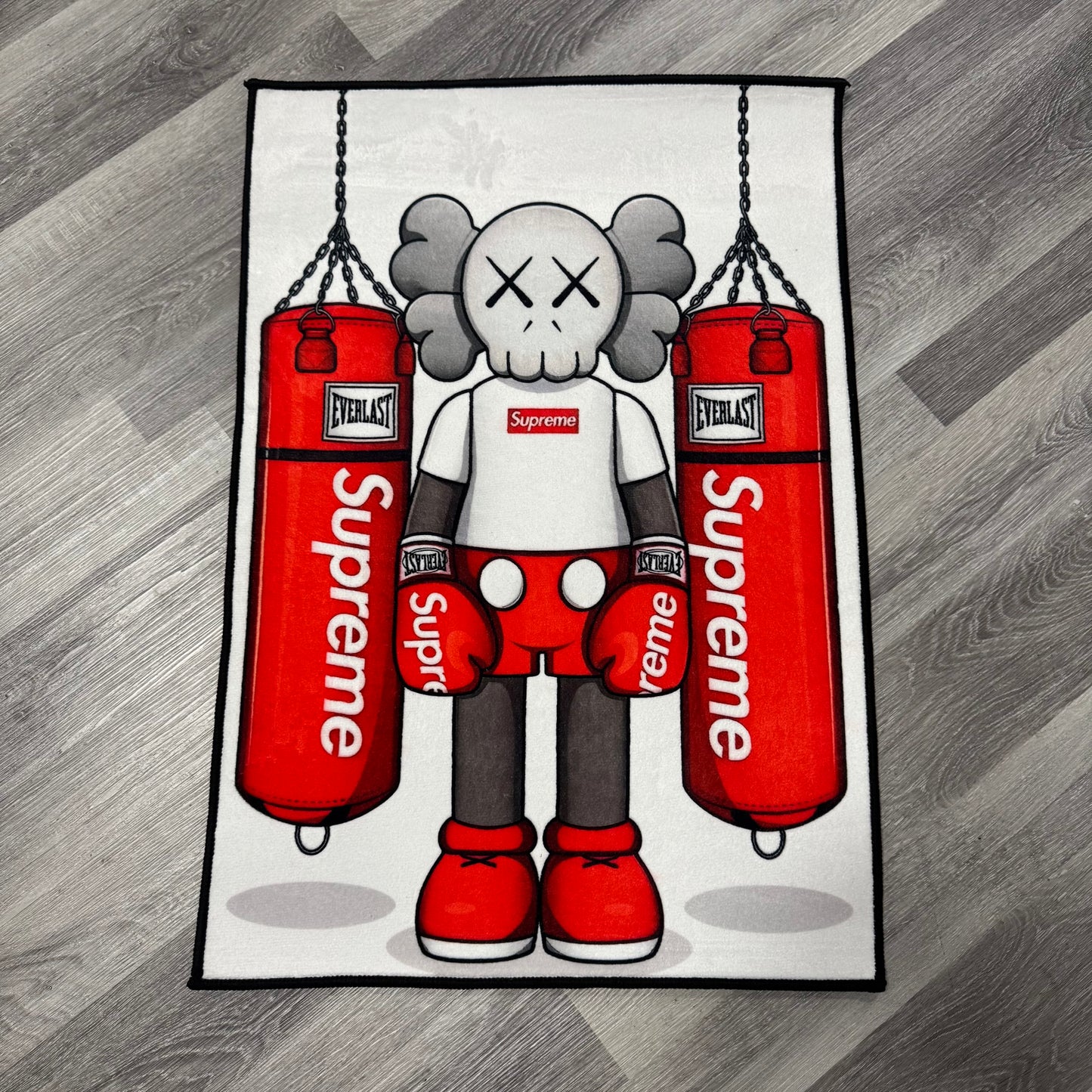 Kaws x Supreme Boxing Rug