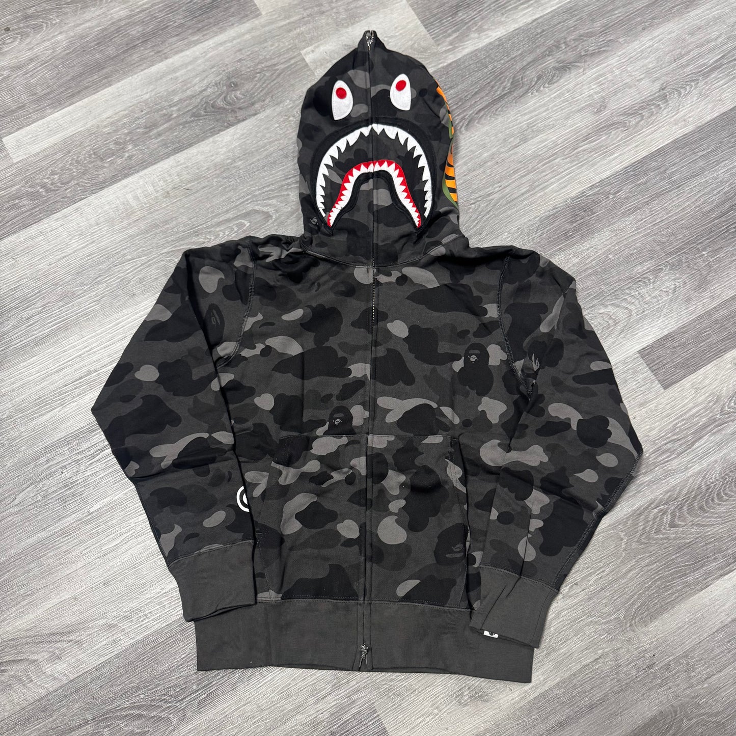 Bape Shark Face Full Zip-Up Hoodie (Black)