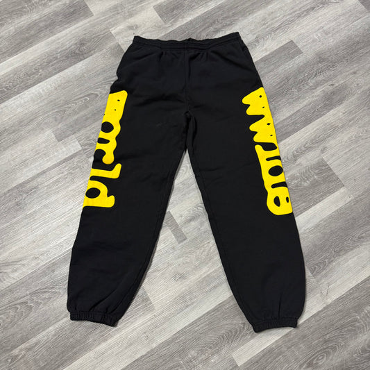 Sp5der Beluga Sweatpants (Black/Yellow)