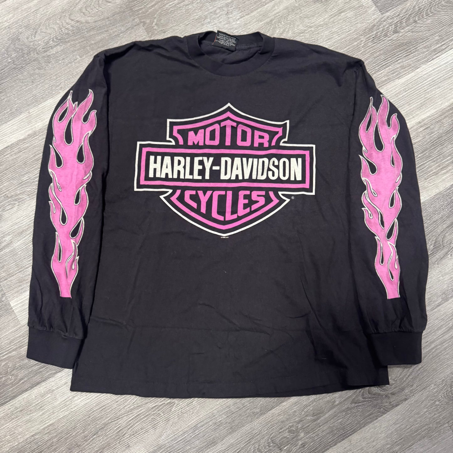 Harley Davidson Pink Oconomowoc Wisconsin Longsleeve Tee