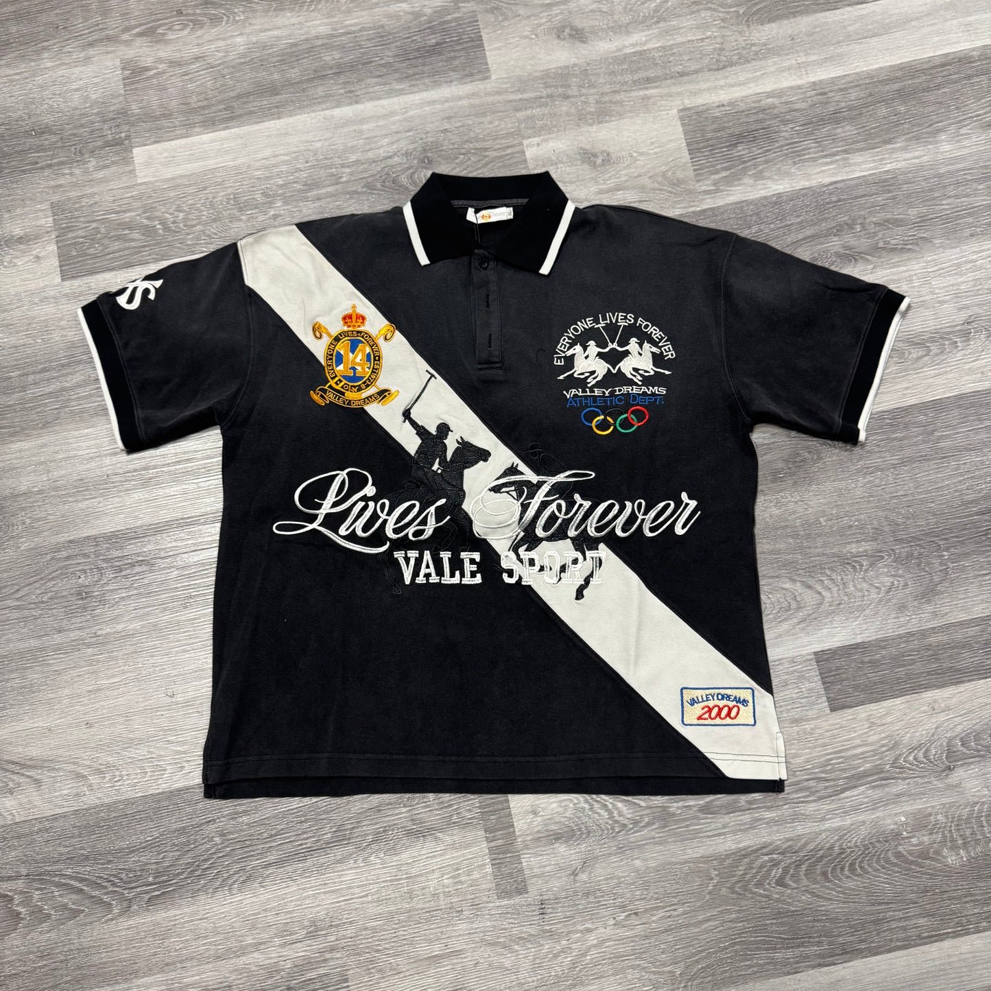 Valley Rugby Shortsleeve Tee (Panda)