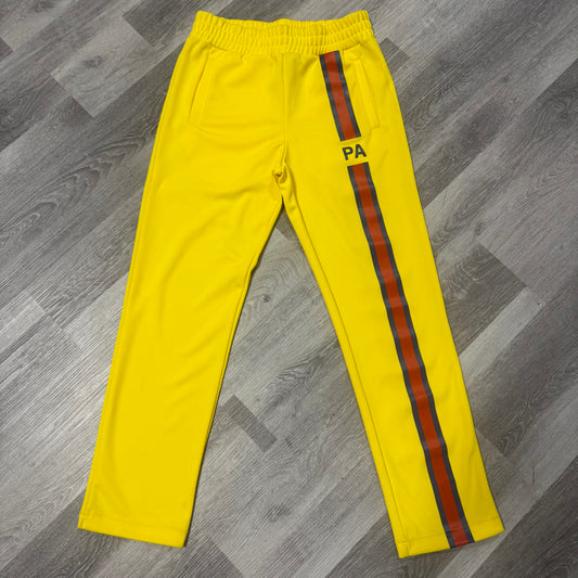 Palm Angles Monogram TrackPants (Vibrant Yellow)