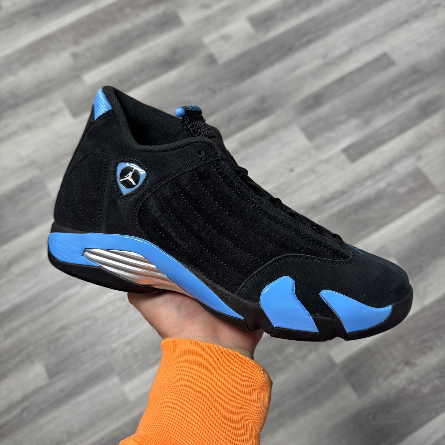 Jordan 14 Black University Blue / Brand New