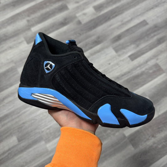 Jordan 14 Black University Blue / Brand New