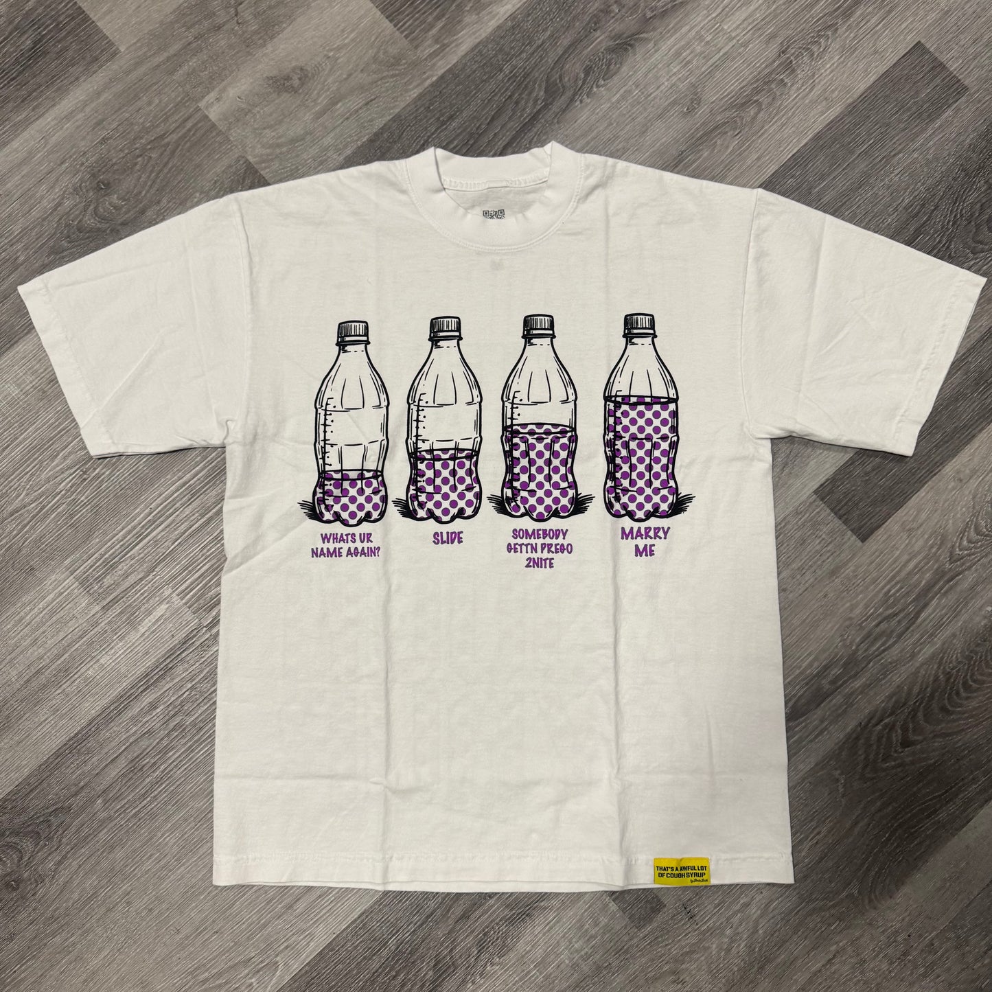 Thats a Awful Lot Of Cough Syrup Wock Bottles Tee