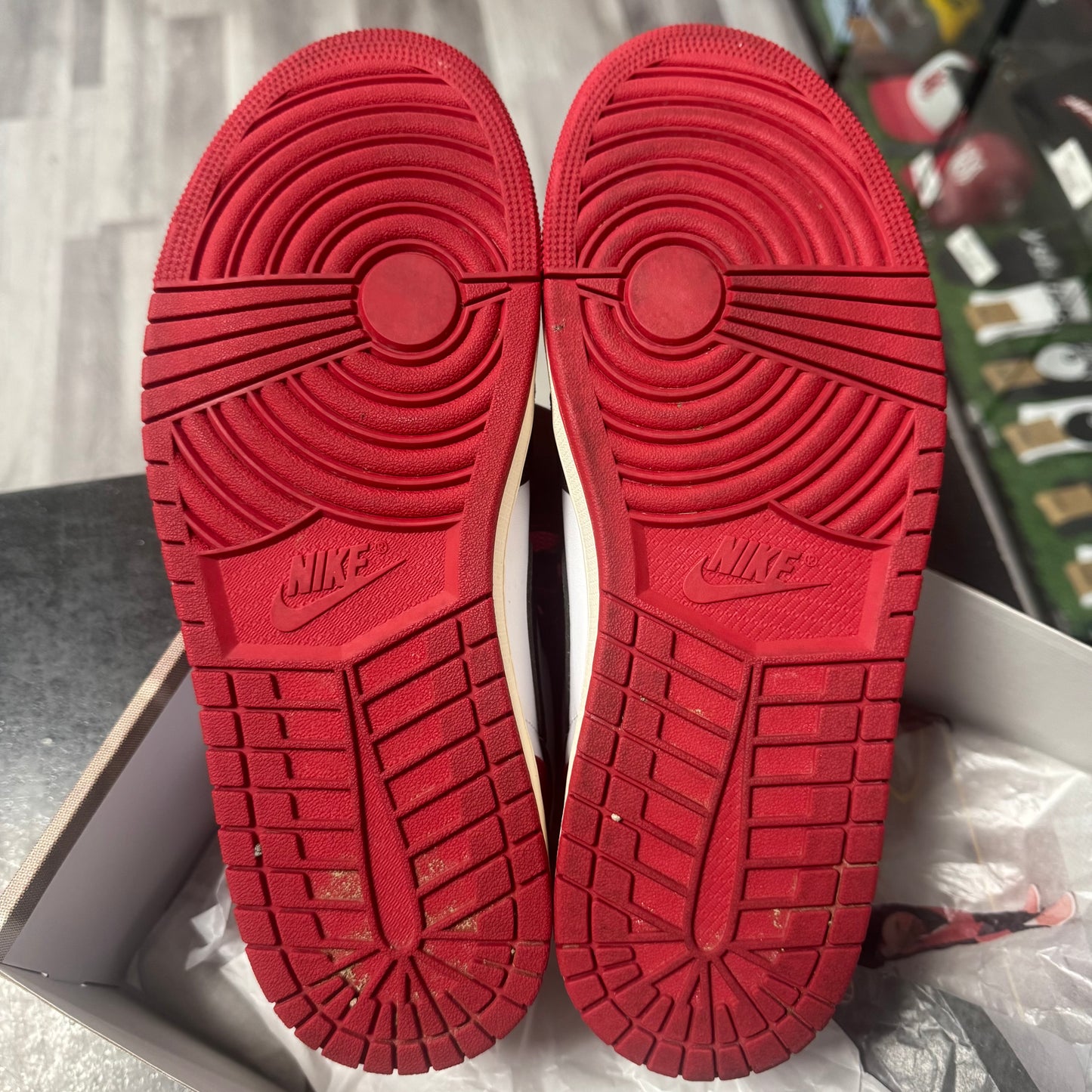 Jordan 1 Black Toe Reimagined / Preowned