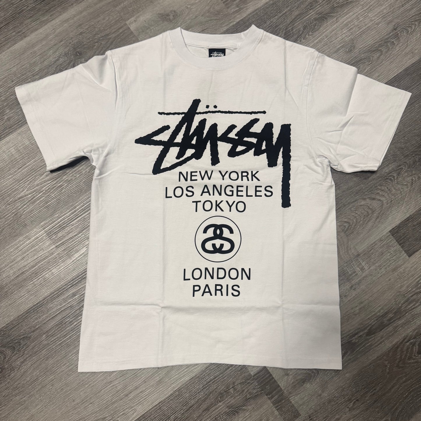 Stussy World Tour Tee (White)