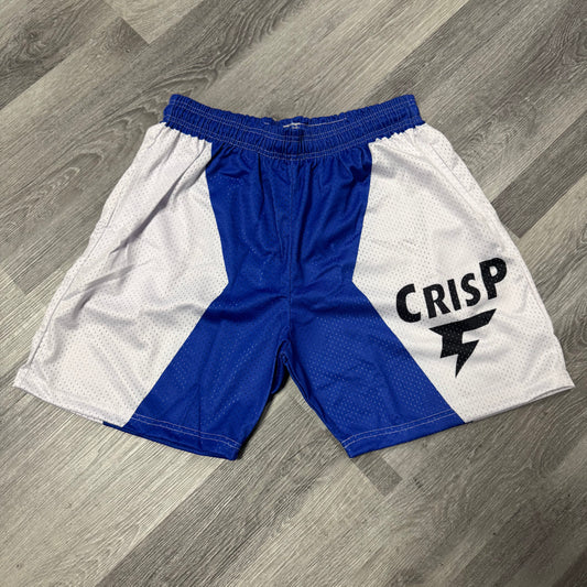 Crispy NYC Logo Mesh Shorts (Blue/White)