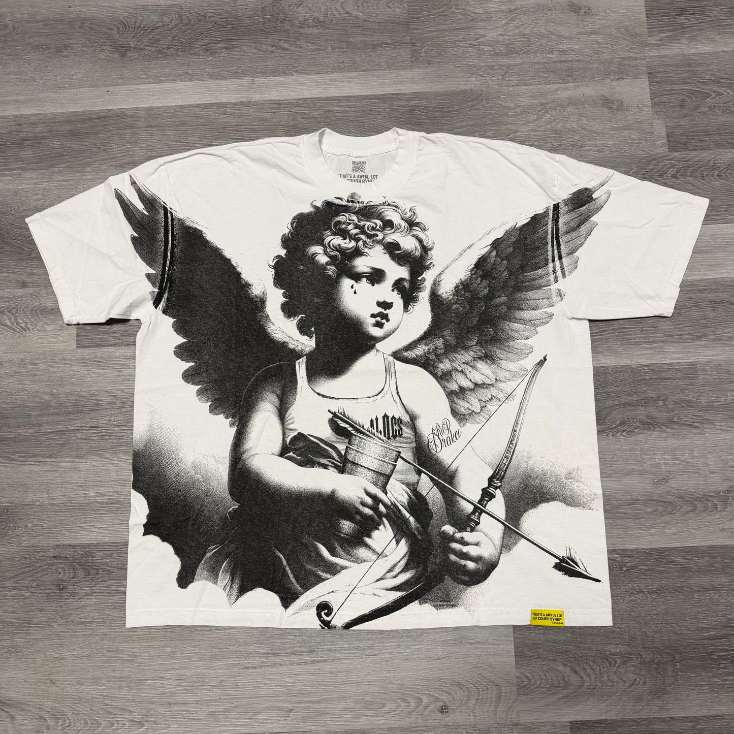 That’s A Awful Lot Of Cough Syrup Angel Tattoo Tee
